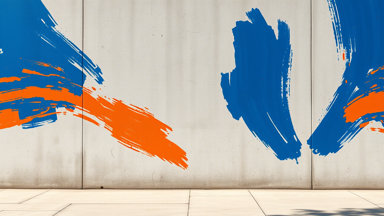 Abstrakte Wand
